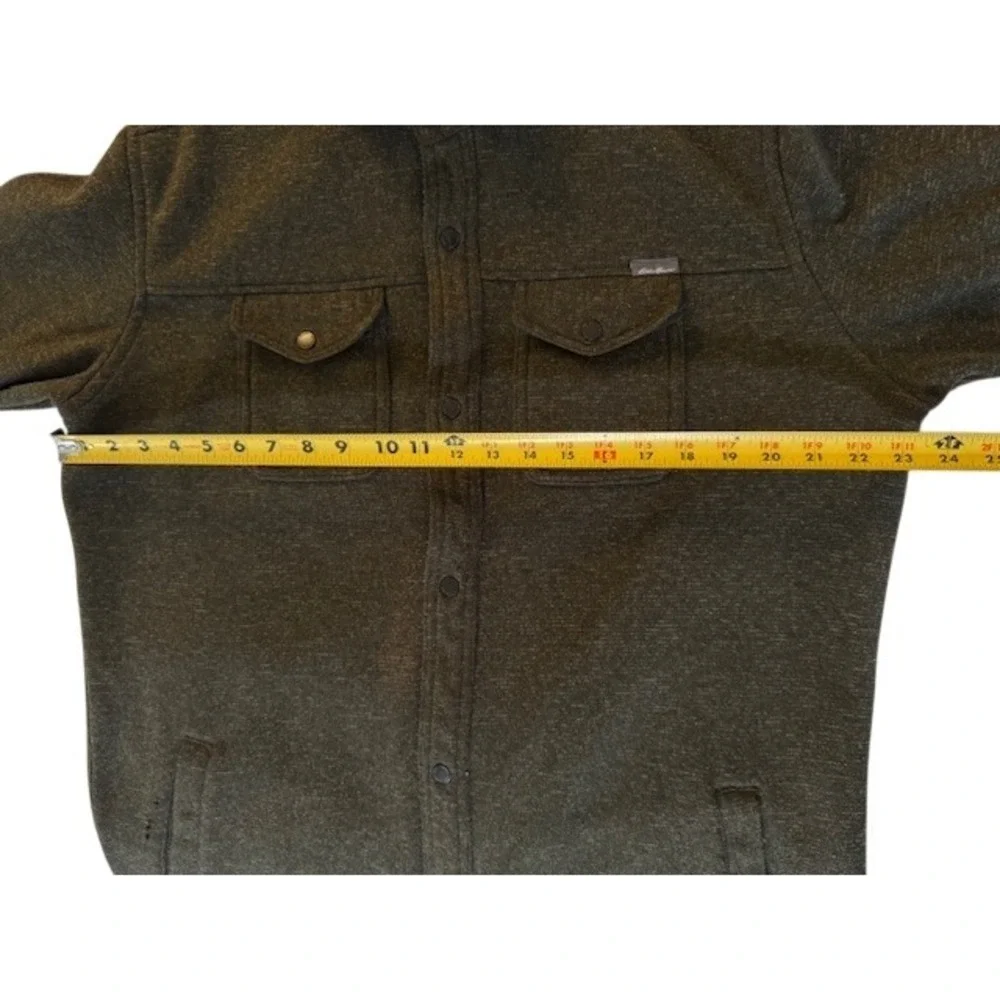 Eddie Bauer Men's Sherpa‎ Lined Flannel Shirt Jacket Green Plaid Size XL TL